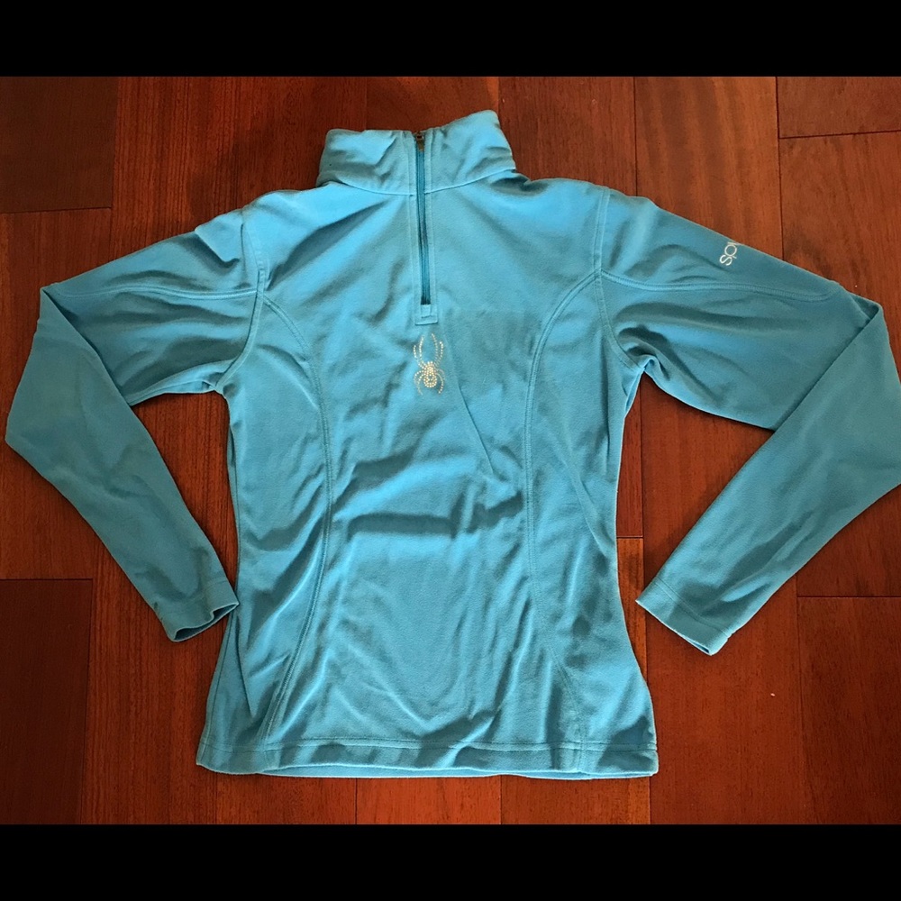 Spyder Shimmer Zip T-Neck